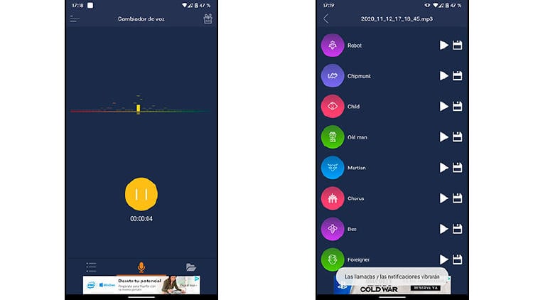 app cambiador de voz app cambiador de voz
