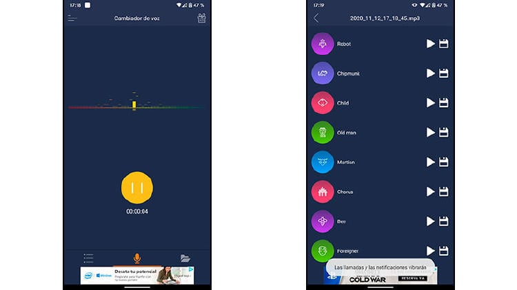 app cambiador de voz