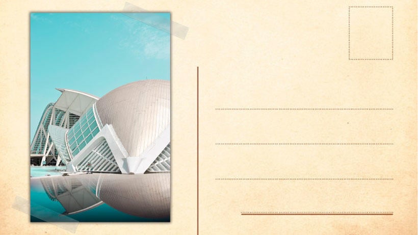 postal valencia foto