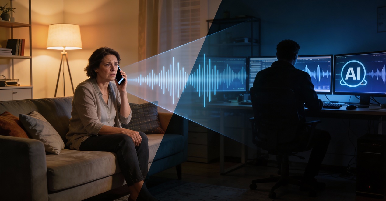 voz clonada y hackers