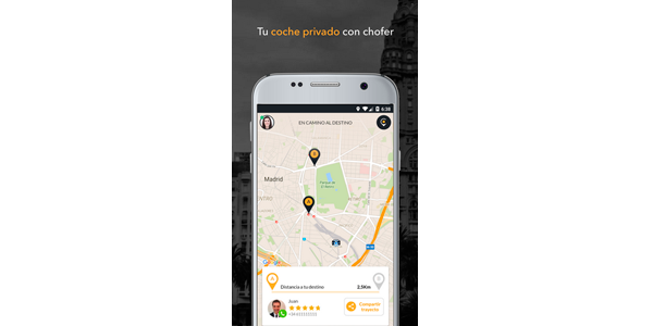 app cabify | empresa de coches con conductor