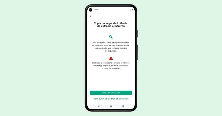 whatsapp copia seguridad cifrada