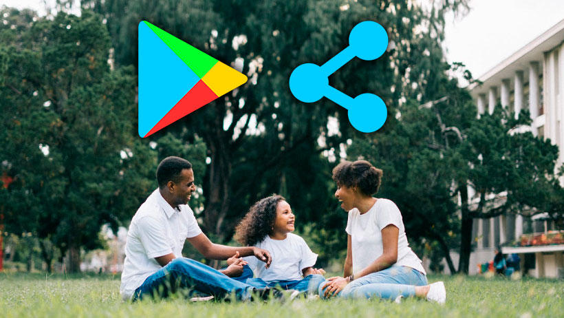 compartir apps google play
