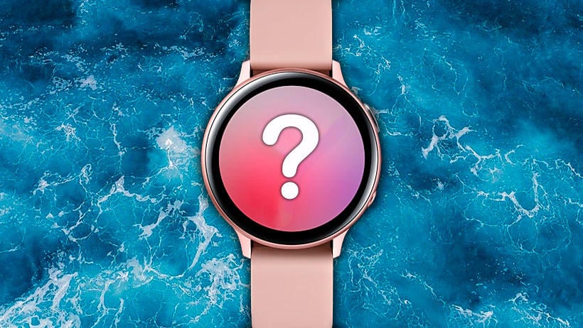 reloj inteligente entrenar agua piscina