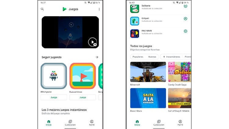 buscar juegos google play