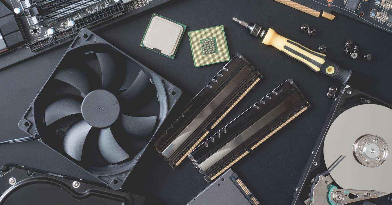 pc componentes sueltos