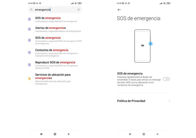 emergencia android emergencia android