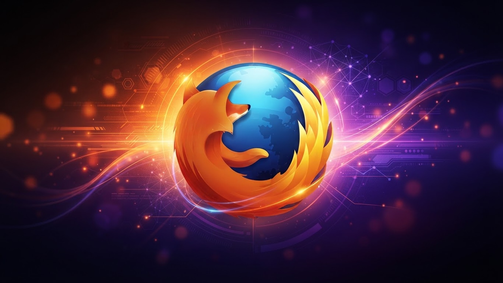firefox logo y fondo