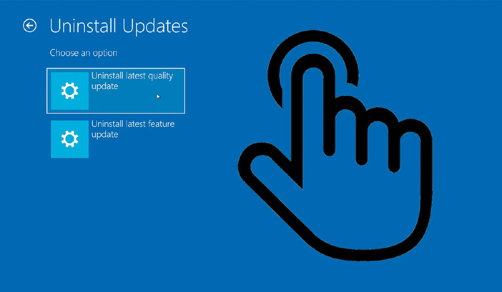 desinstalar actualización Windows