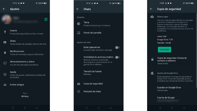 whatsapp copia de seguridad whatsapp copia de seguridad