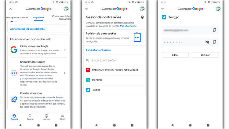 contraseñas android contraseñas android