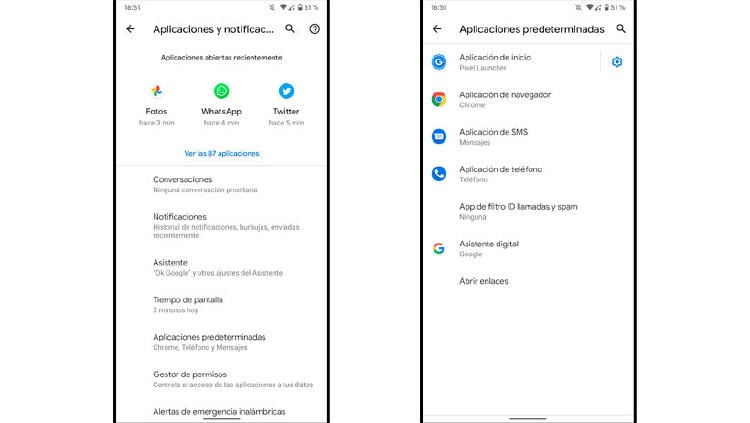 aplicaciones predeterminadas android aplicaciones predeterminadas android