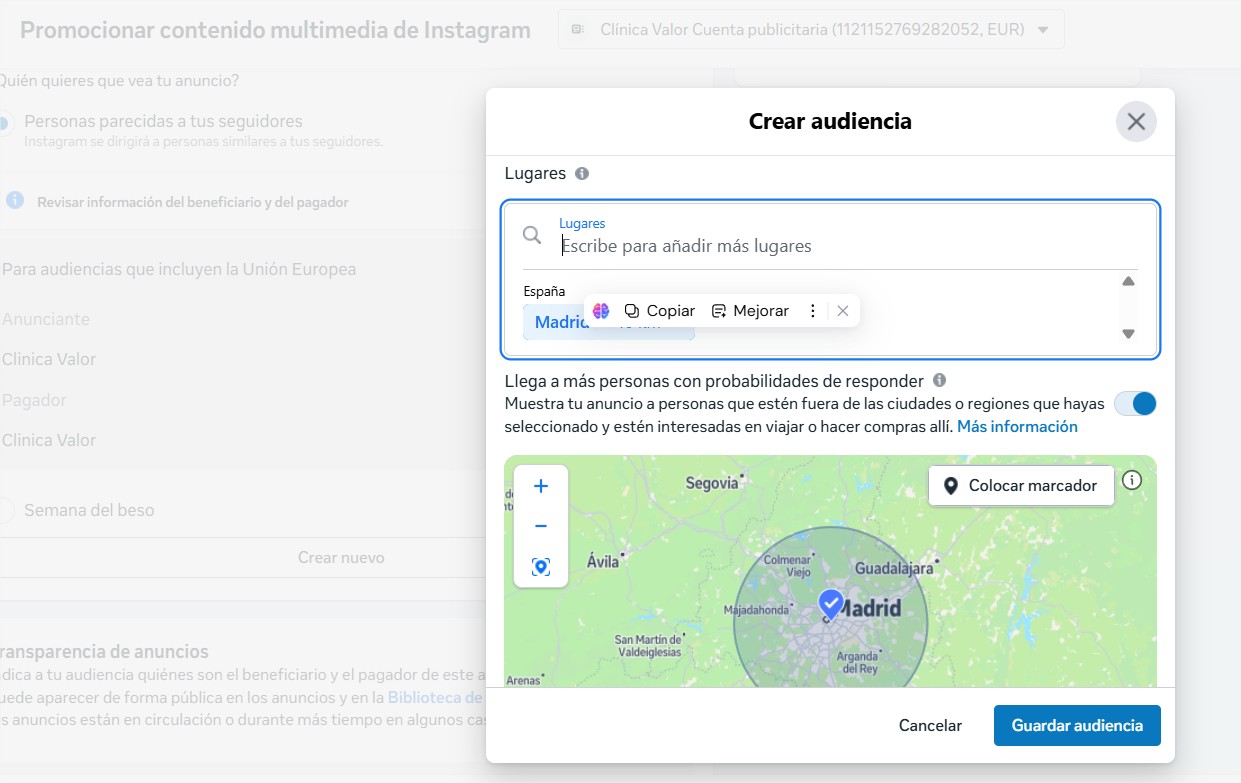 audiencia meta ads