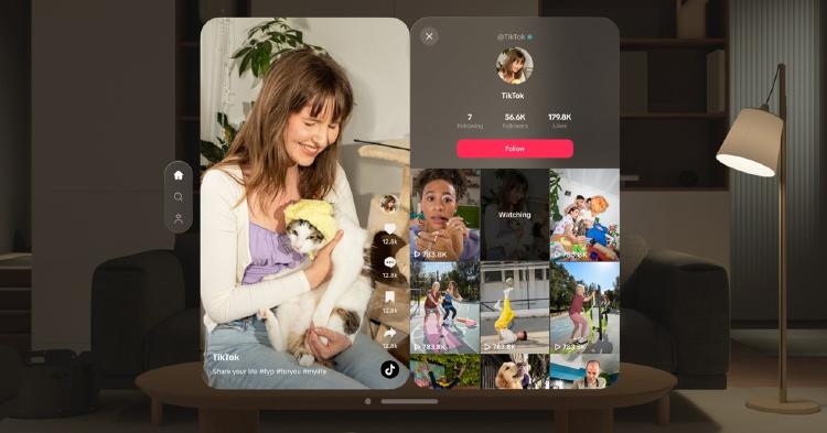 tiktok vision pro