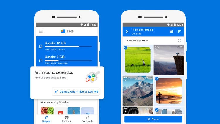 files google app limpieza