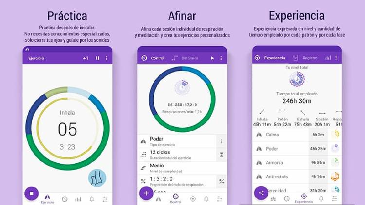 App controlar respiración