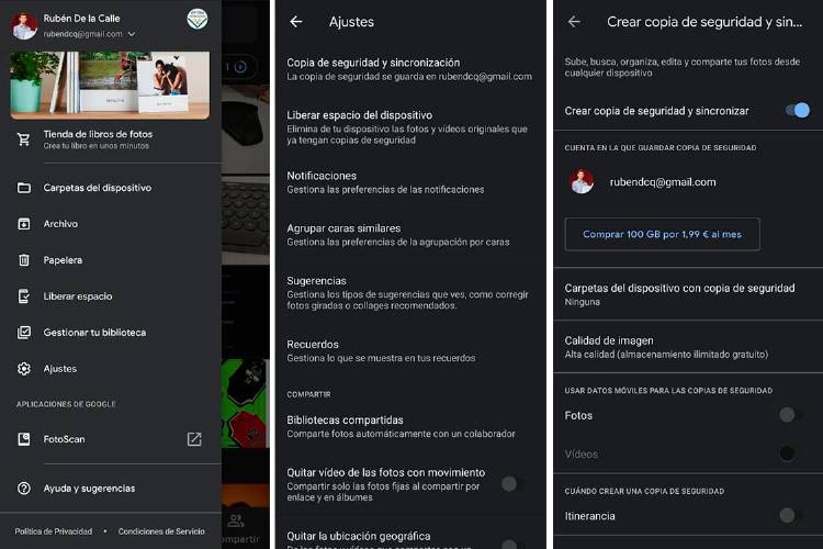 copias de seguridad fotos en Android copias de seguridad fotos en Android