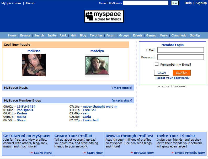 myspace captura