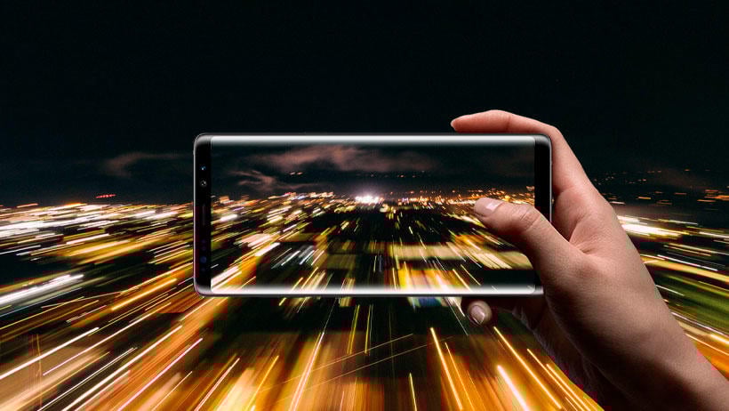 time-lapse movil mano