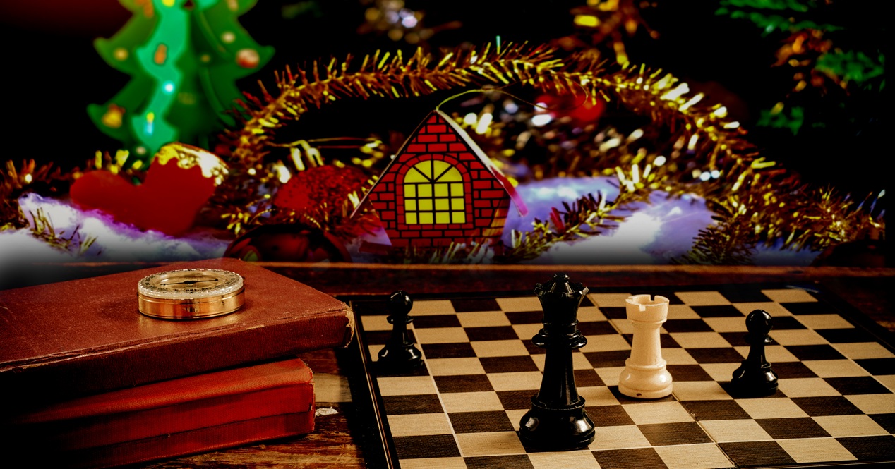 ajedrez en Navidad