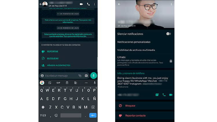 Cómo denunciar y bloquear usuarios o grupos de Whatsapp Cómo denunciar y bloquear usuarios o grupos de Whatsapp