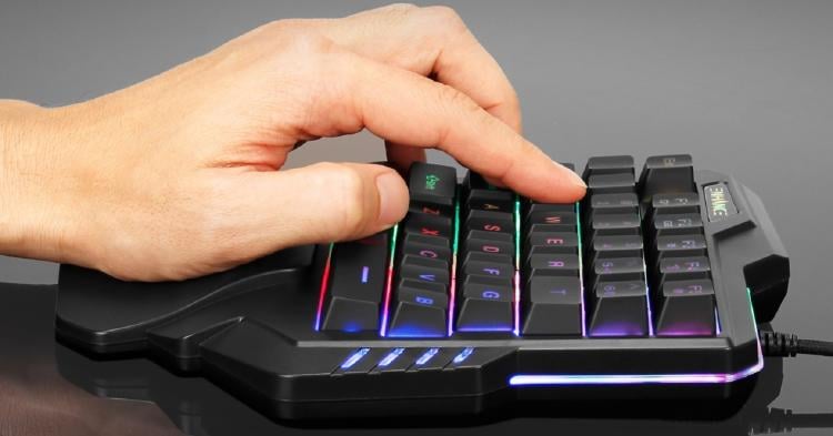 teclado gaming una mano teclado gaming una mano