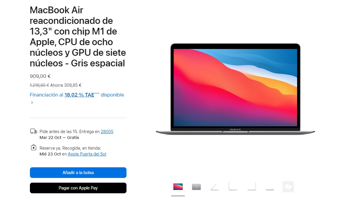 mac reacondicionado