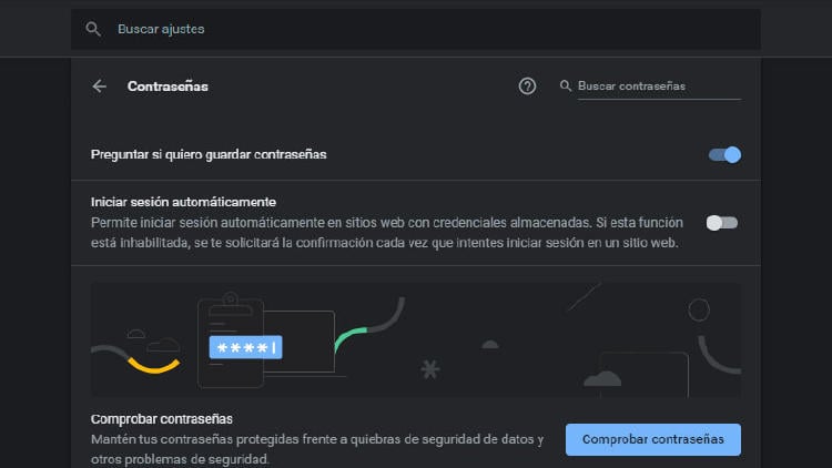 guardar contraseñas guardar contraseñas