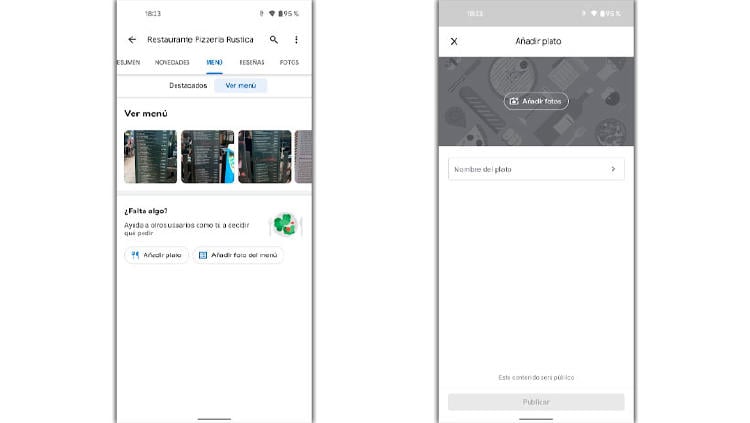 añadir plato menu añadir plato menu