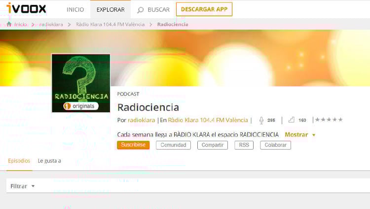 podcast ciencia Radiociencia podcast ciencia Radiociencia
