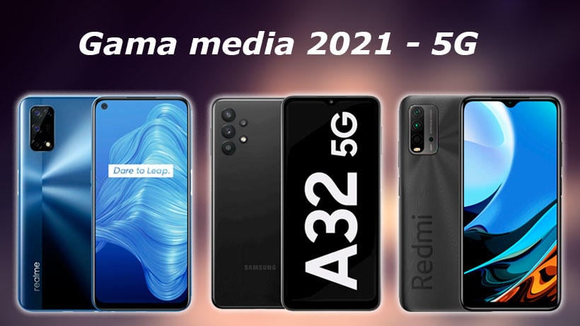 moviles gama media 2021 5g