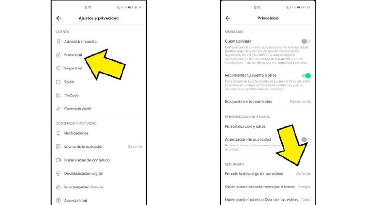 permitir descargar videos tik tok permitir descargar videos tik tok