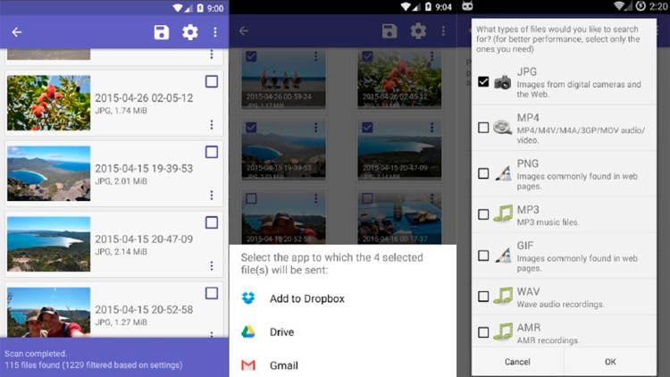 App para recuperar fotos borradas del móvil App para recuperar fotos borradas del móvil