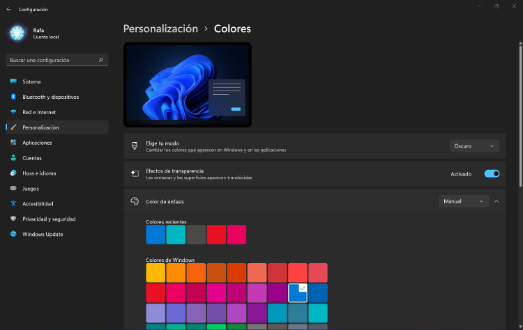 colores w11 colores w11