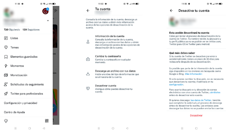 desactivar cuenta Twitter desactivar cuenta Twitter