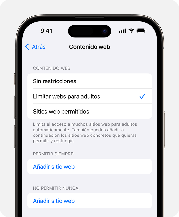 control parental Apple control parental Apple