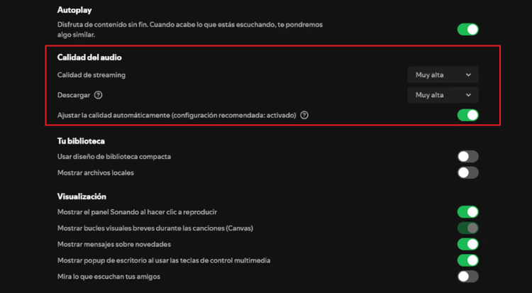 calidad audio spotify calidad audio spotify
