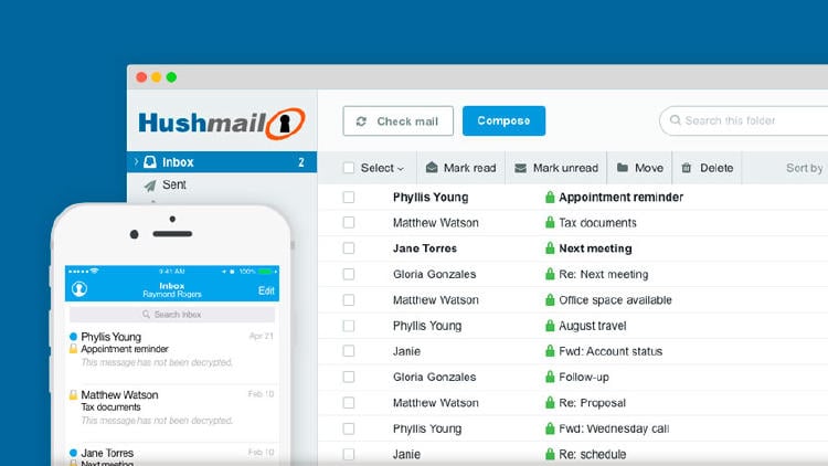 Hushmail alternativa gmail