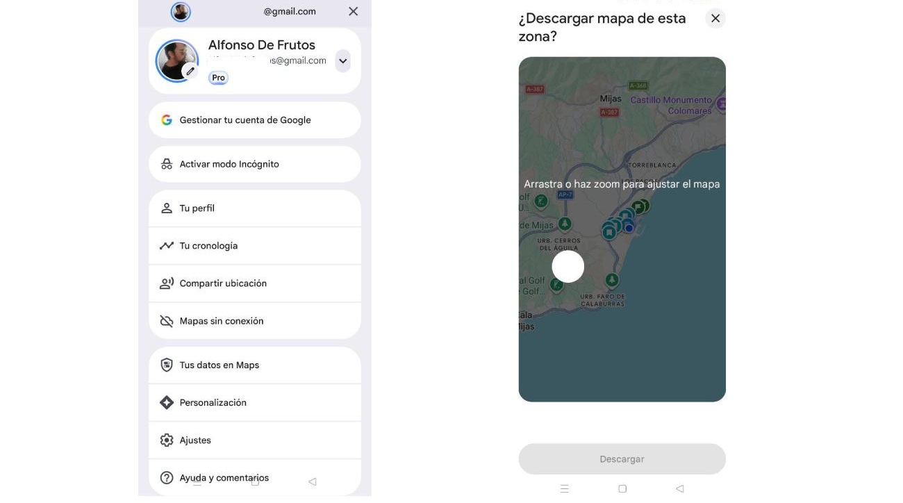 pasos google maps