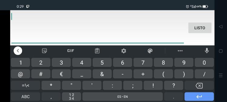 teclado movil android