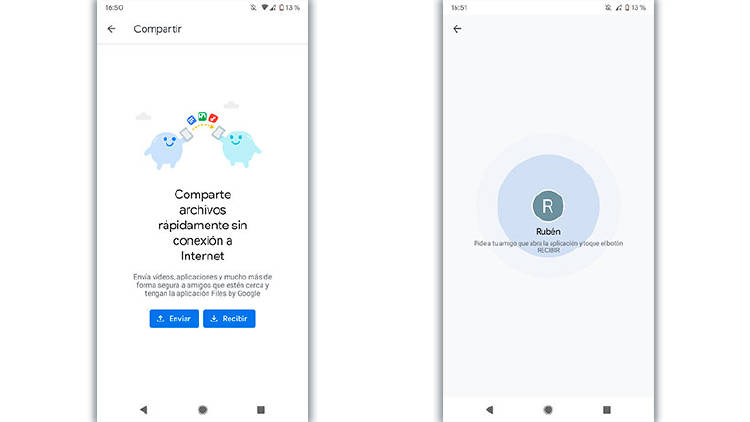 compartir archivos files android compartir archivos files android