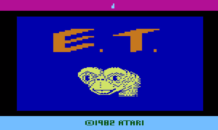 E.T. The Extra Terrestrial (Atari 2600, 1982)