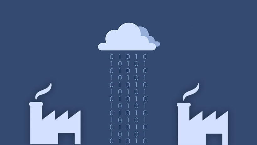Internet nube contaminación atmósfera