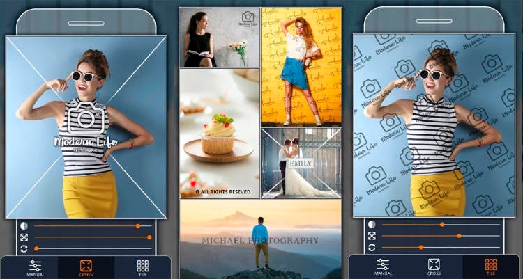 Crear marcas de agua Crear marcas de agua