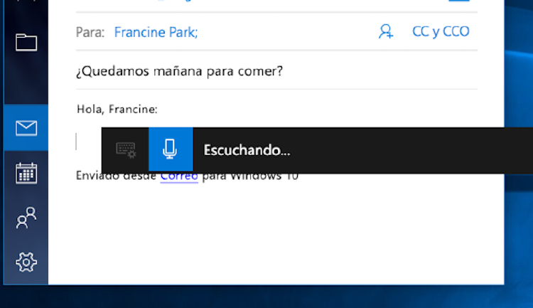 dictado voz windows