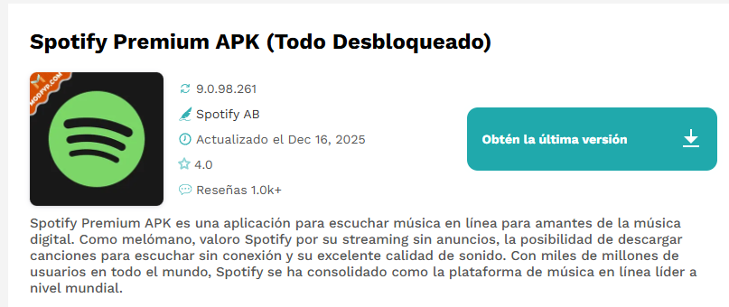 spotify modificado
