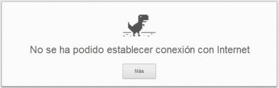 Truco Google Chrome | Dinosaurio Google