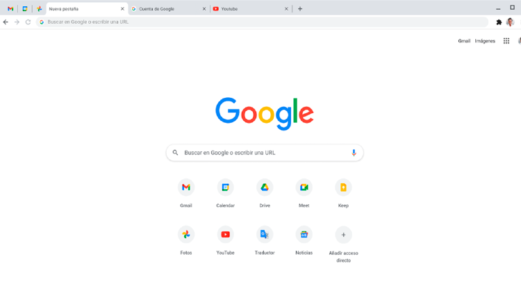 chrome inicio