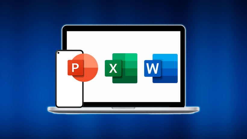 word excel powerpoint online ordenador