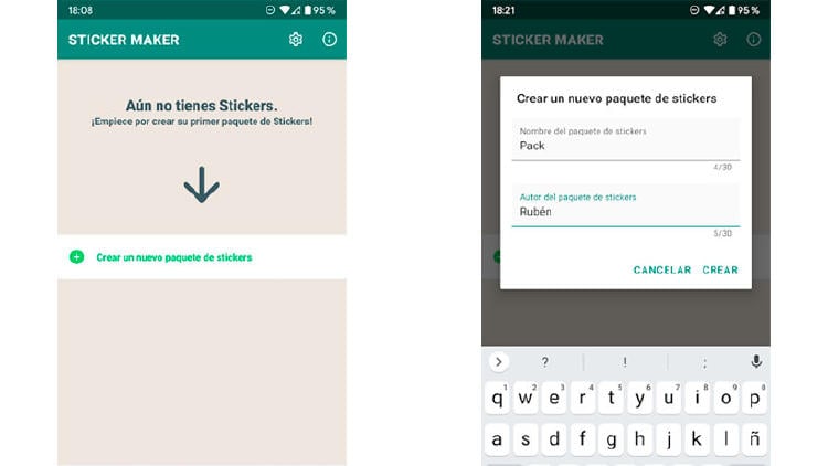 crear packs stickers whatsapp
